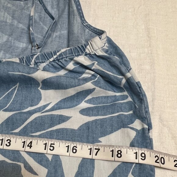 NWOT Gap Women's Maxi Dress Blue Denim Pullover Pockets Size Small - Picture 6 of 7